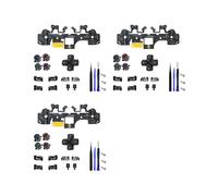3X Kit di Grilletti Tattili Ergonomici con Microinterruttore per Controller per PS5 BDM-030/040/050 Kit Circuito Stampato con A 12 Tasti A