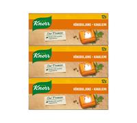 3x Knorr Chicken Stock Cubes confezione da 12 (36 cubi) senza Hönsbuljong MSG