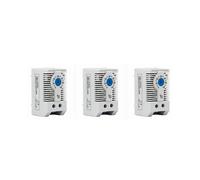 3X KTS011 NO Regolatore di Temperatura Meccanico Regolabile Normalmente Aperto Termostato per Armadio Guida DIN, Utilizzato per Il Raffreddamento
