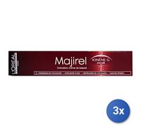 3x L’Oréal Paris Majirel 6.35 Dark Golden Mahogany Blonde 50 Ml