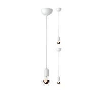 3x lampada a sospensione DORI bianco opaco 1x E27 max. 60W [EEK: E]