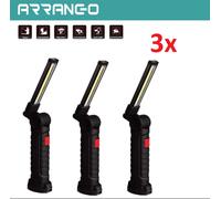 3x LAMPADA TORCIA DA LAVORO LED CALAMITA PORTATILE RICARICABILE FARO DA OFFICINA [EEK: A+++]