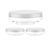 3x lampadina GX53 LED bianca (4100 K) 6,5 W 550lm 3-step dimmer opaco [EEK: G]