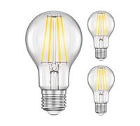 ledscom.de 3 pezzi E27 lampadina LED, A60, bianco (4000 K), 7,3 W, 1020lm, 3-step dimmer