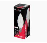 3X Lampadine LED E14 9W 230V 992Lm 4000K, Bianco Neutro, Dimmabile, Ceramica