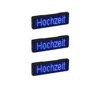 3X LED Nome Badge Ricaricabile Segnale Luminoso Display un Scorrimento Programmabile DIY Display LED, Tipo 5