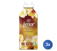 3x Lenor Ammorbidente 525 Ml. Concentrato 25 Misurini Oro&Fiori