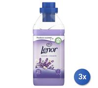 3x Lenor Ammorbidente 575 Ml. Concentrato 25 Misurini Lavanda Made In Italy