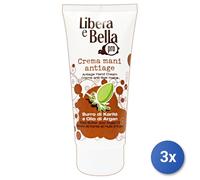 3x Libera E Bella Crema Mani 100 Ml.Tubo Antiage