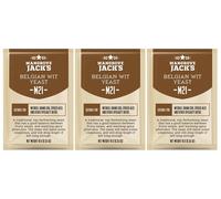 3x lievito di birra Mangrove Jacks Craft Series - Lievito belga M21 Wit 10g