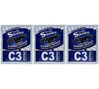 3x Lievito di distillazione Double Snake C3 EXTRA per 25 L fino al 17%