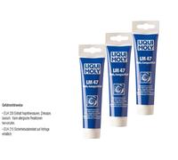 3x Liqui Moly 100g Lm 47 Grasso Lunga Durata MoS2 Grafitato Speciale