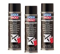 3X LIQUI MOLY 6111 500 ML Protezione Sottoscocca Bitume Nero Sottoscocca