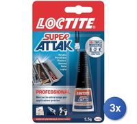 3x Loctite Super Attak Precision 5G Liquido