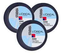 3x L'Oréal Studio Line Remix Pasta Fibrosa Effetto Rimodellabile 24h