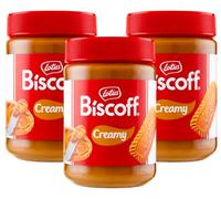 3X Lotus Biscoff Creamy, Crema Spalmabile di Biscotti Caramellati 400g