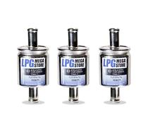 3x LPG-Megastore Filtro a Gas 14mm, LPG Filtro, GPL Filtro Universale