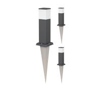 3x luce da sentiero / bitta POLLY per esterni IP44 35 cm antracite 1x G9 max.