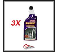 3X Mafra NERO GOMME NERISSIMO PULISCE LUCIDA Pneumatici RAVVIVANTE