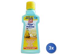3x Mago Delle Macchie Smacchiatore Tessuti 50 Ml.Grasso/Olio/Sa