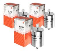 3X MAHLE / KNECHT Filtro Carburante KL 145