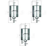3X MAHLE / KNECHT Filtro Carburante KL 571