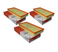 3X MAHLE / KNECHT Filtro Dell'Aria LX 1004