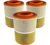 3X MAHLE / KNECHT Filtro Dell'Aria LX 1072