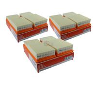 3X MAHLE / KNECHT Filtro Dell'Aria LX 1137/S