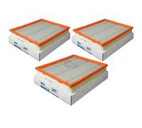 3X MAHLE / KNECHT Filtro Dell'Aria LX 1272
