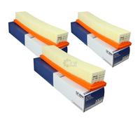 3X MAHLE / KNECHT Filtro Dell'Aria LX 1655