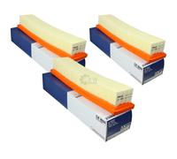 3X MAHLE / KNECHT Filtro Dell'Aria LX 1655