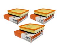 3X MAHLE / KNECHT Filtro Dell'Aria LX 1656