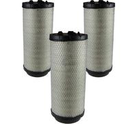 3X MAHLE / KNECHT Filtro Dell'Aria LX 1673