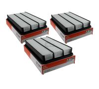 3X MAHLE / KNECHT Filtro Dell'Aria LX 1740