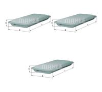 3X MAHLE / KNECHT Filtro Dell'Aria LX 3279