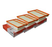 3X MAHLE / KNECHT Filtro Dell'Aria LX 439/1