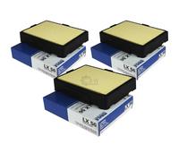 3X MAHLE / KNECHT Filtro Dell'Aria LX 56