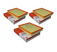 3X MAHLE / KNECHT Filtro Dell'Aria LX 735