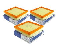 3X MAHLE / KNECHT Filtro Dell'Aria LX 77
