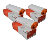 3X MAHLE / KNECHT Filtro Dell'Aria LX 823