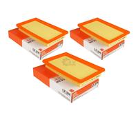 3X MAHLE / KNECHT Filtro Dell'Aria LX 916