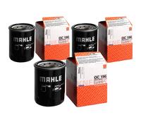 3X MAHLE / KNECHT Filtro Olio OC 196