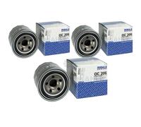 3X MAHLE / KNECHT Filtro Olio OC 205