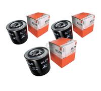 3X MAHLE / KNECHT Filtro Olio OC 214