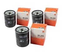 3X MAHLE / KNECHT Filtro Olio OC 229