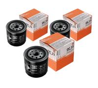 3X MAHLE / KNECHT Filtro Olio OC 23