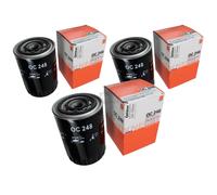 3X MAHLE / KNECHT Filtro Olio OC 248