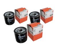3x MAHLE / KNECHT Filtro Olio OC 295