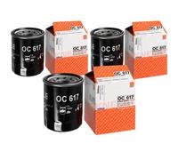3X MAHLE / KNECHT Filtro Olio OC 617